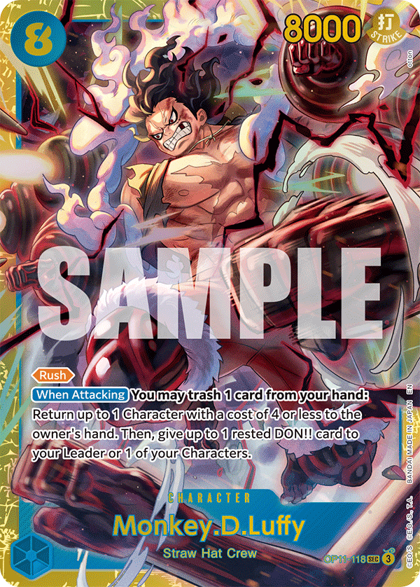 OP11-118 - Monkey.D.Luffy - Secret Rare