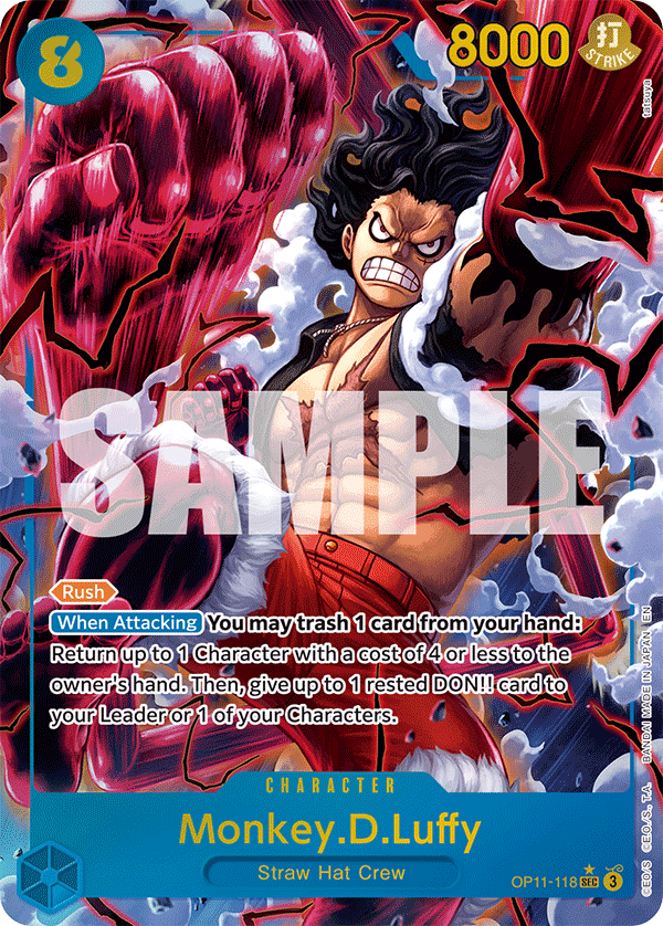 OP11-118 - Monkey.D.Luffy - Secret Rare Alt Art