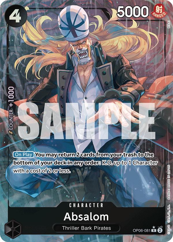 Absalom - OP06-081 - Rare Alt Art