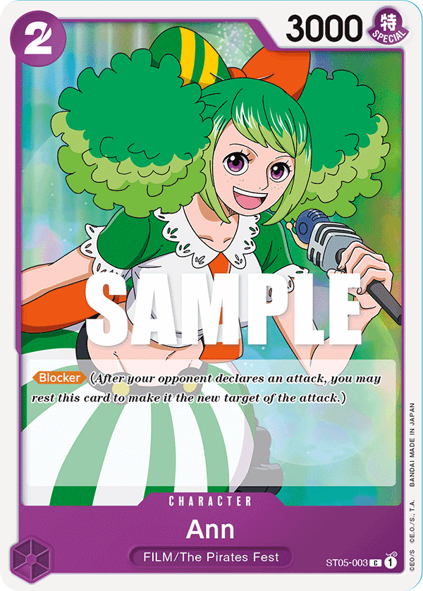 Ann - ST05-003 - Common-One Piece Singles