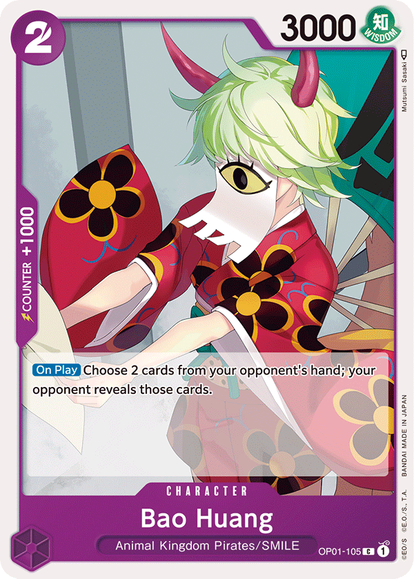 Bao Huang - OP01-105 - Common-One Piece Singles