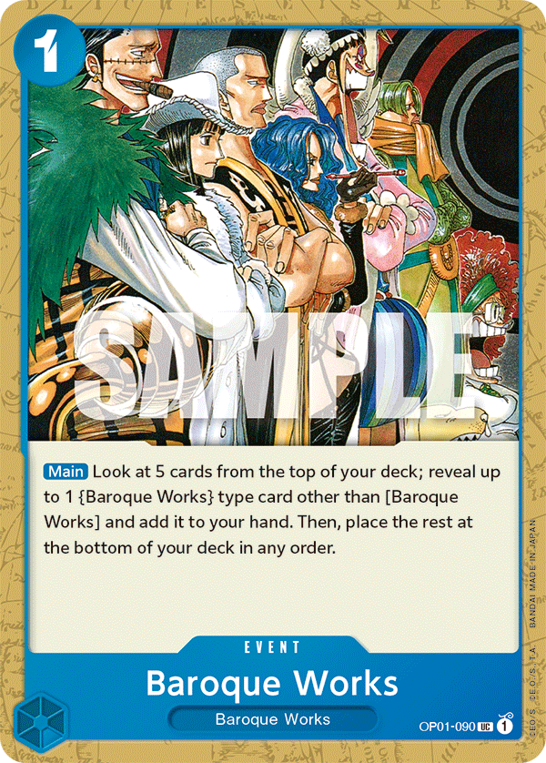 Baroque Works - OP01-090 - Uncommon-One Piece Singles