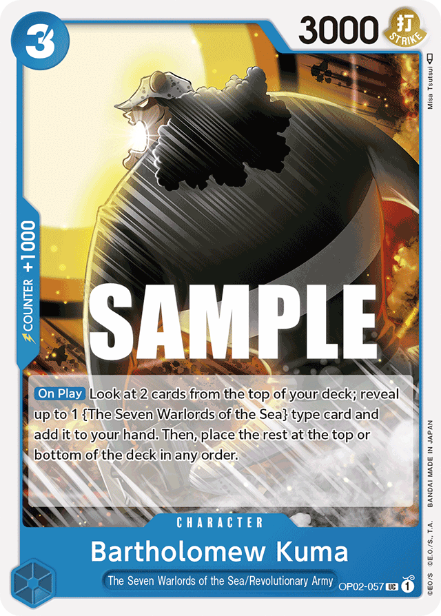 Bartholomew Kuma - OP02-057 - Uncommon-One Piece Singles