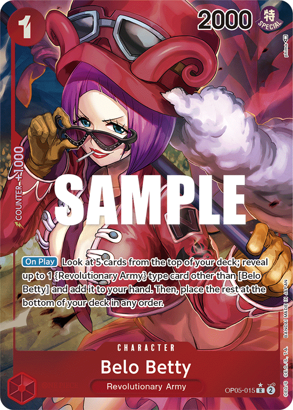 Belo Betty - OP05-015 - Rare (Alt Art)