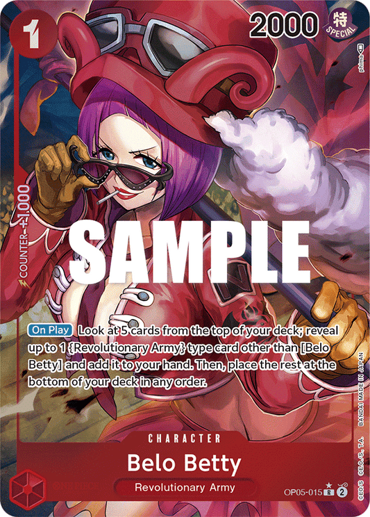 Belo Betty - OP05-015 - Rare (Alt Art)