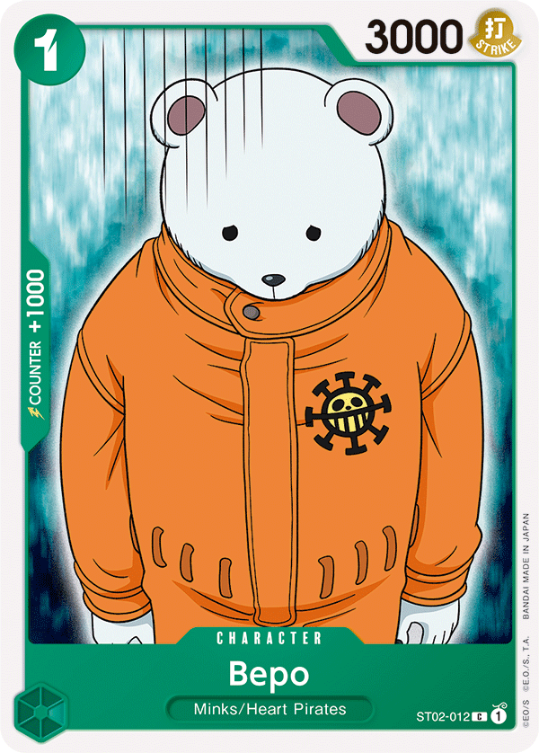 Bepo - ST02-012 - Common-One Piece Singles