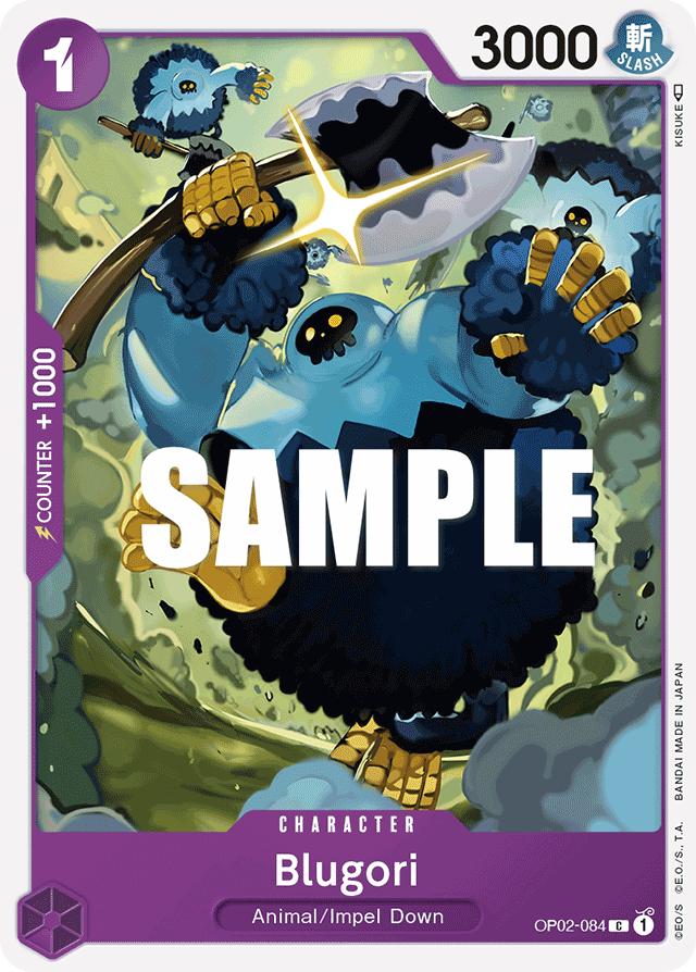 Blugori - OP02-084 - Common-One Piece Singles