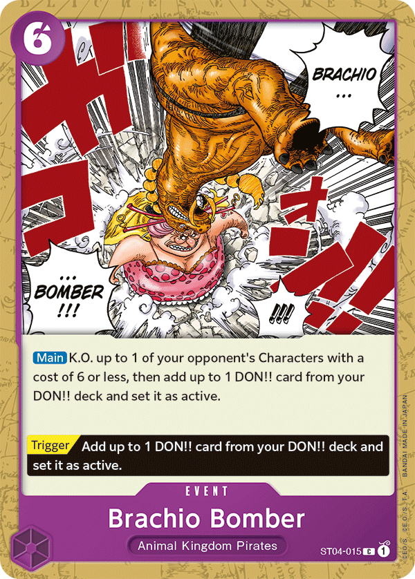 Brachio Bomber - ST04-015 - Common-One Piece Singles