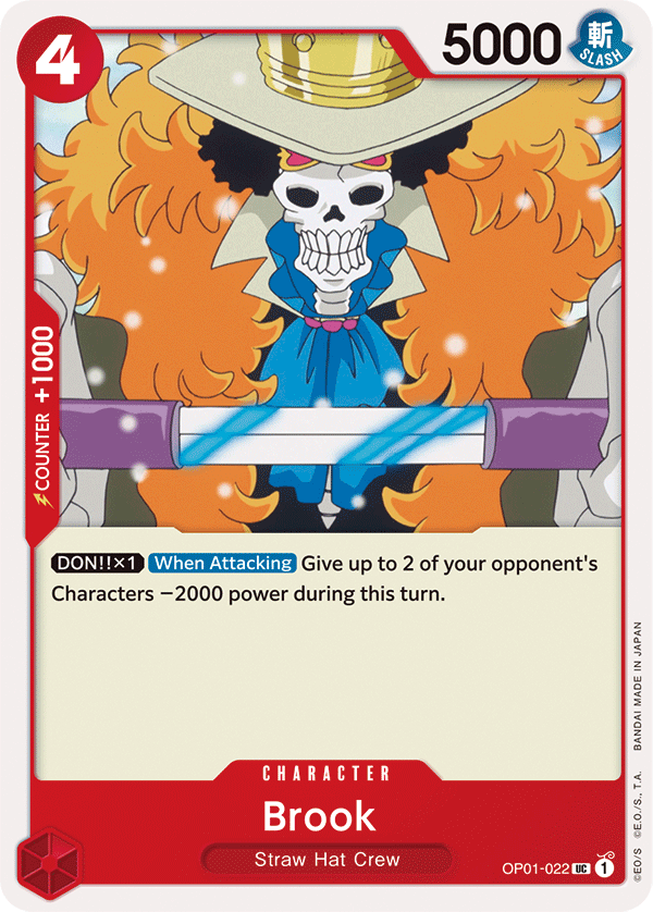 Brook - OP01-022 - Uncommon-One Piece Singles