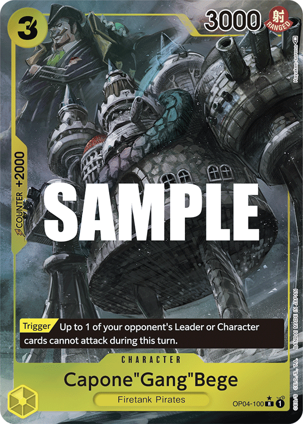 Capone "Gang" Bege -OP04-100 - Rare (Alt Art)