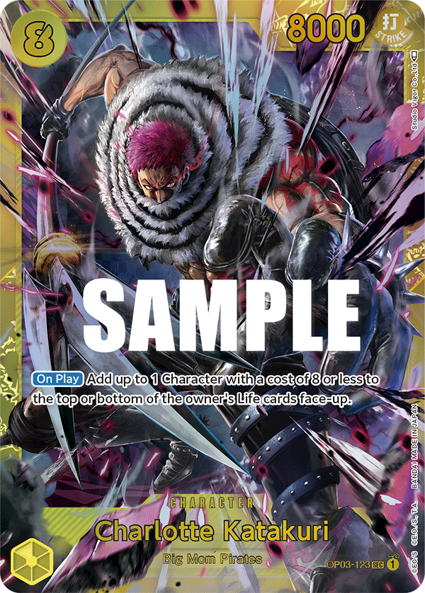 Charlotte Katakuri - OP03-123 - Secret Rare-One Piece Singles