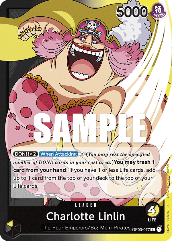 Charlotte Linlin - OP03-077 - Leader-One Piece Singles