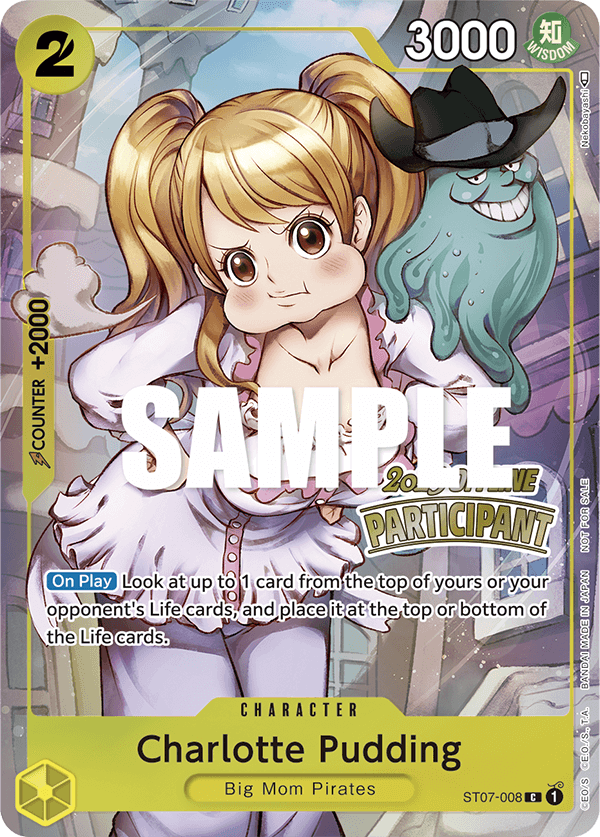 Charlotte Pudding - ST07-008 - 2023 Offline Participant-One Piece Singles