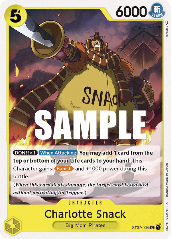 Charlotte Snack - ST07-004 - Common-One Piece Singles