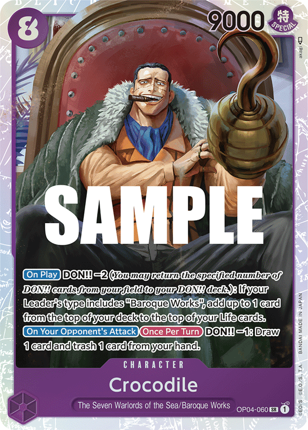 Crocodile - OP04-060 - Super Rare