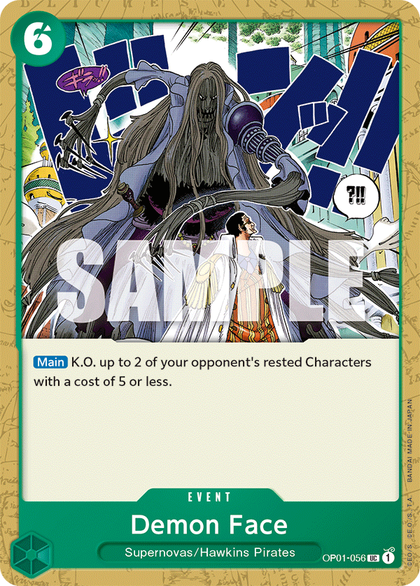 Demon Face - OP01-056 - Uncommon-One Piece Singles