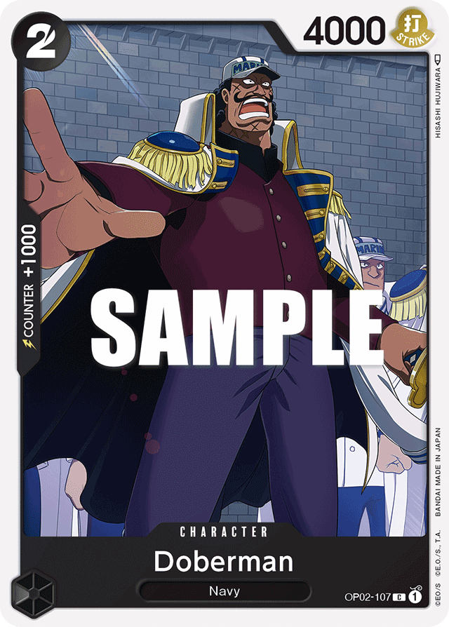 Doberman - OP02-107 - Common-One Piece Singles