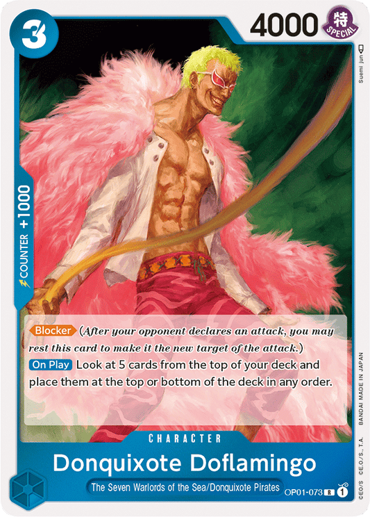 Donquixote Doflamingo - OP01-073 - Rare-One Piece Singles