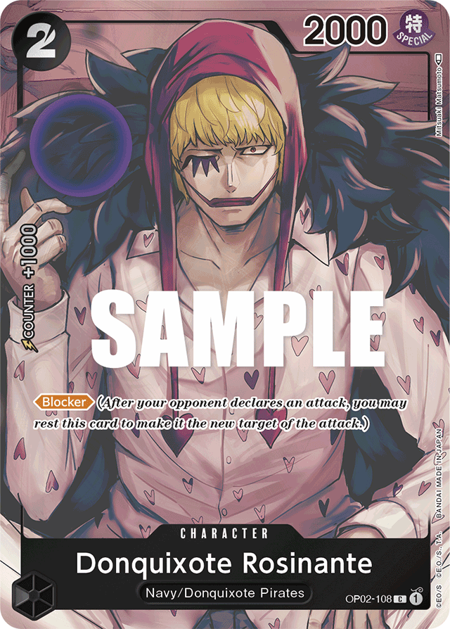 Donquixote Rosinante - OP02-108 - Common (Alt Art)-One Piece Singles