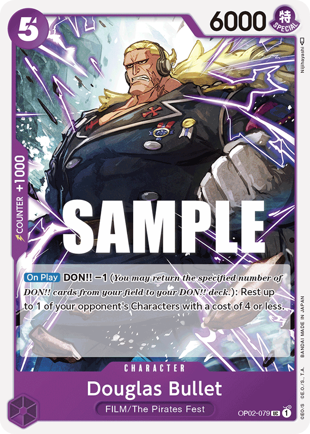 Douglas Bullet - OP02-079 - Uncommon-One Piece Singles