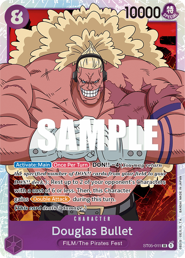 Douglas Bullet - ST05-011 - Super Rare-One Piece Singles