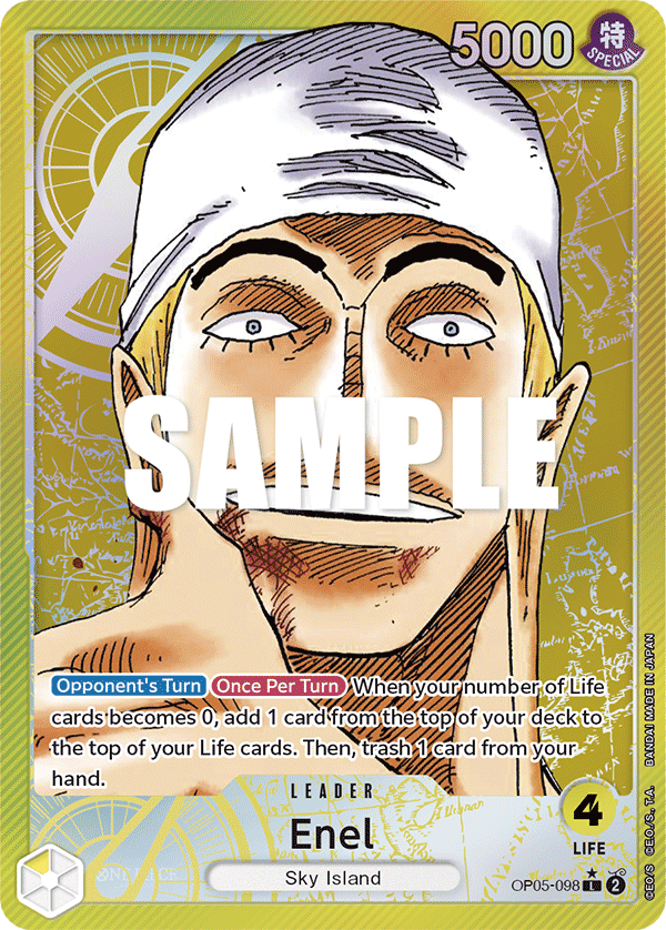 Enel - OP05-098 - Leader (Alt Art)