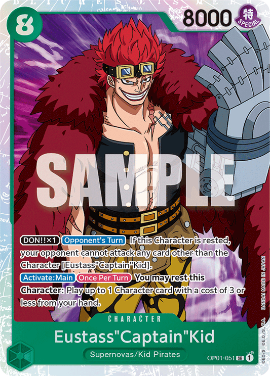 Eustass"Captain"Kid - OP01-051 - Super Rare-One Piece Singles