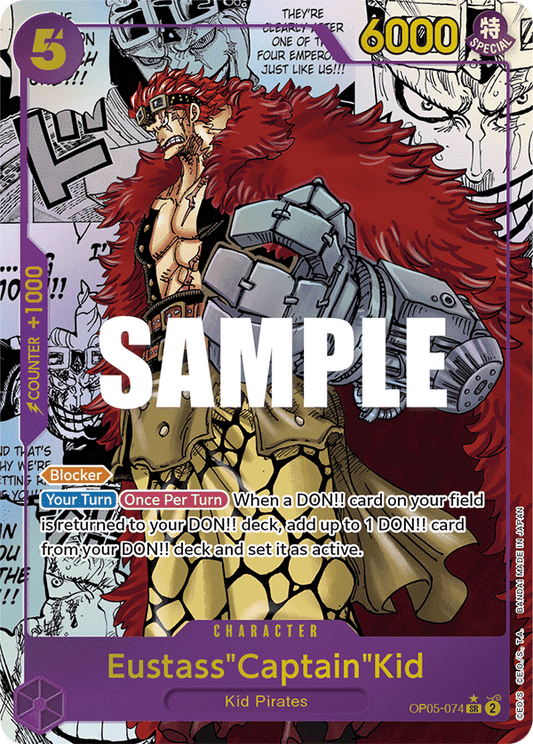 Eustass"Captain"Kid - OP05-074 - Super Rare (Manga)