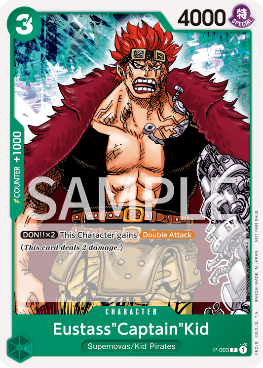 Eustass"Captain"Kid - P-003 - Promo Pack 2022