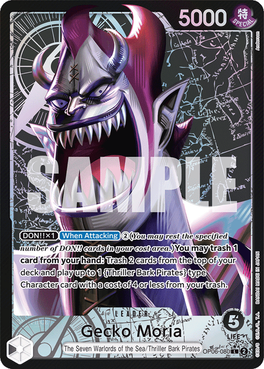 Gecko Moria - OP06-080 - Leader (Alt Art)