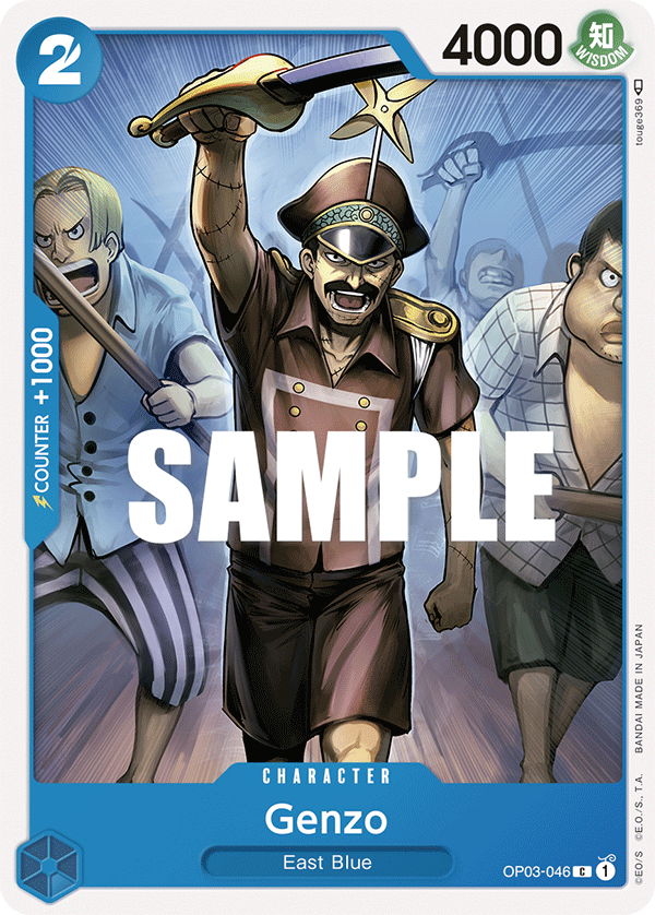 Genzo - OP03-046 - Common-One Piece Singles