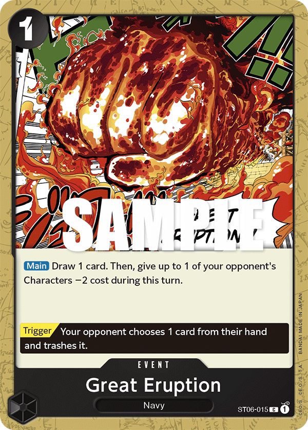 Great Eruption - ST06-015 - Common-One Piece Singles