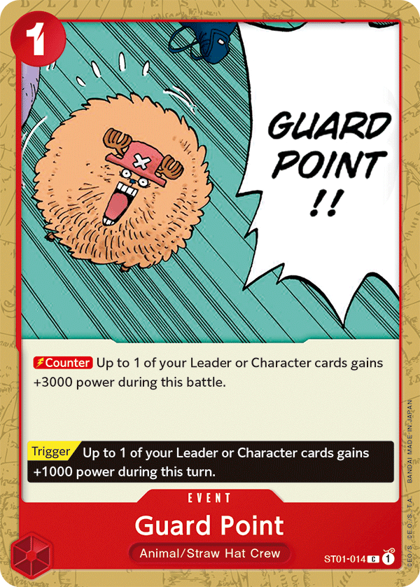 Guard Point - ST01-014 - Common-One Piece Singles