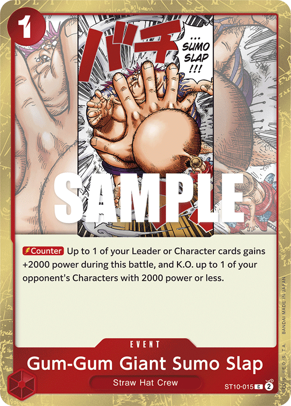 Gum-Gum Giant Sumo Slap - ST10-015 - Common