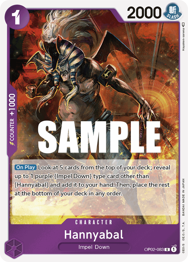 Hannyabal - OP02-083 - Rare-One Piece Singles