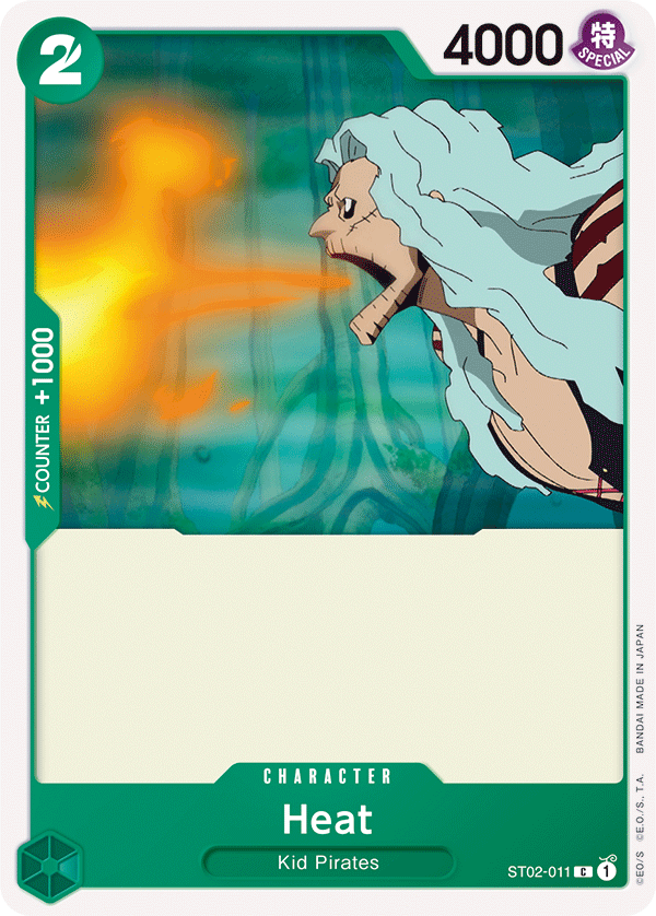 Heat - ST02-011 - Common-One Piece Singles