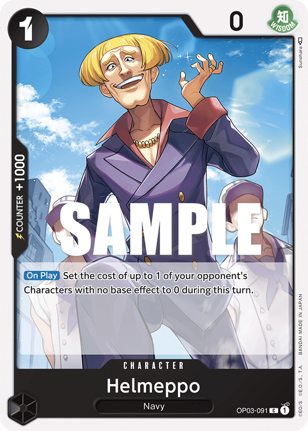 Helmeppo - OP03-091 - Common-One Piece Singles