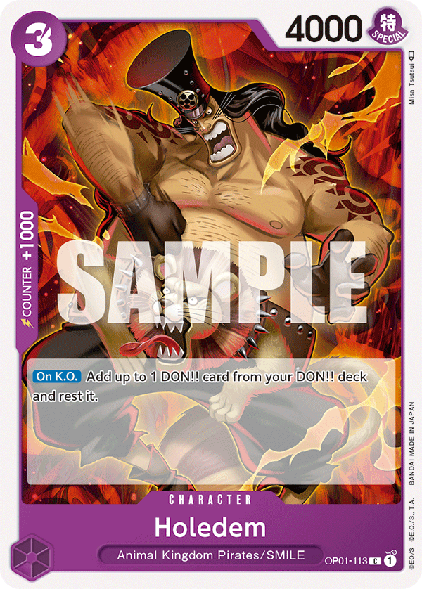 Holedem - OP01-113 - Common-One Piece Singles