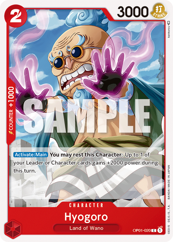 Hyogoro - OP01-020 - Common-One Piece Singles