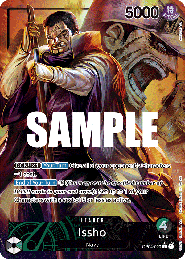 Issho - OP04-020 - Leader (Alt Art)