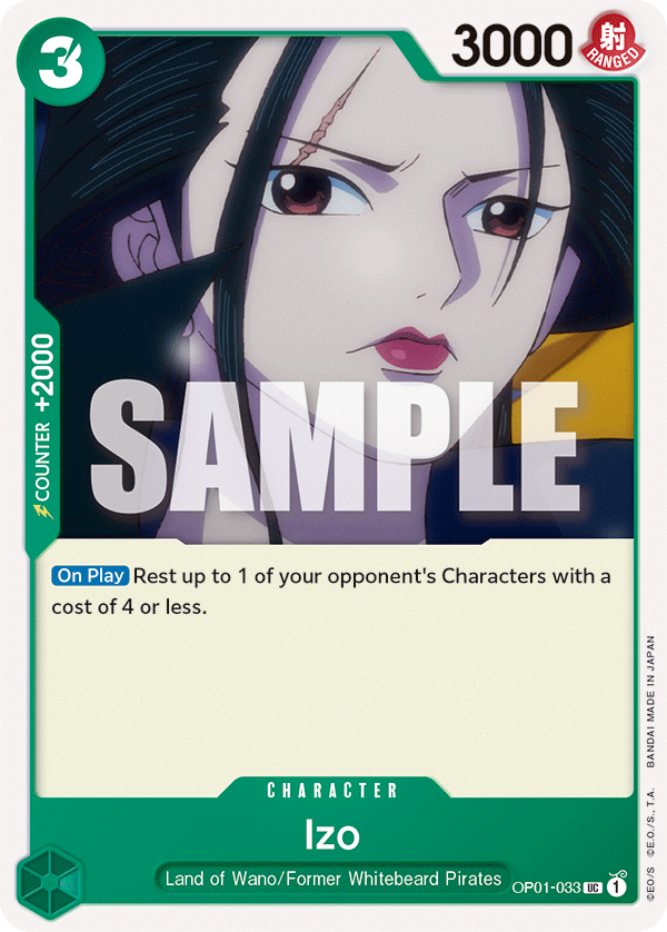 Izo - OP01-033 - Uncommon-One Piece Singles