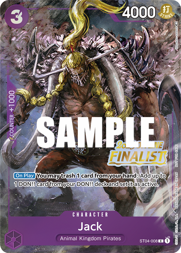 Jack - ST04-008 - 2023 Offline Finalist-One Piece Singles