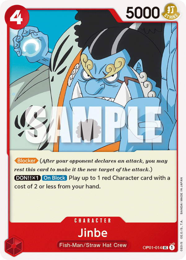 Jinbe - OP01-014 - Uncommon-One Piece Singles