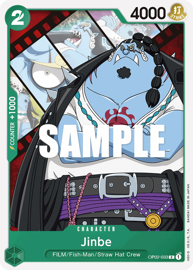 Jinbe - OP02-033 - Common-One Piece Singles