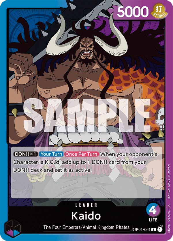 Kaido - OP01-061 - Leader-One Piece Singles
