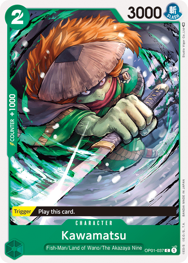 Kawamatsu - OP01-037 - Common-One Piece Singles