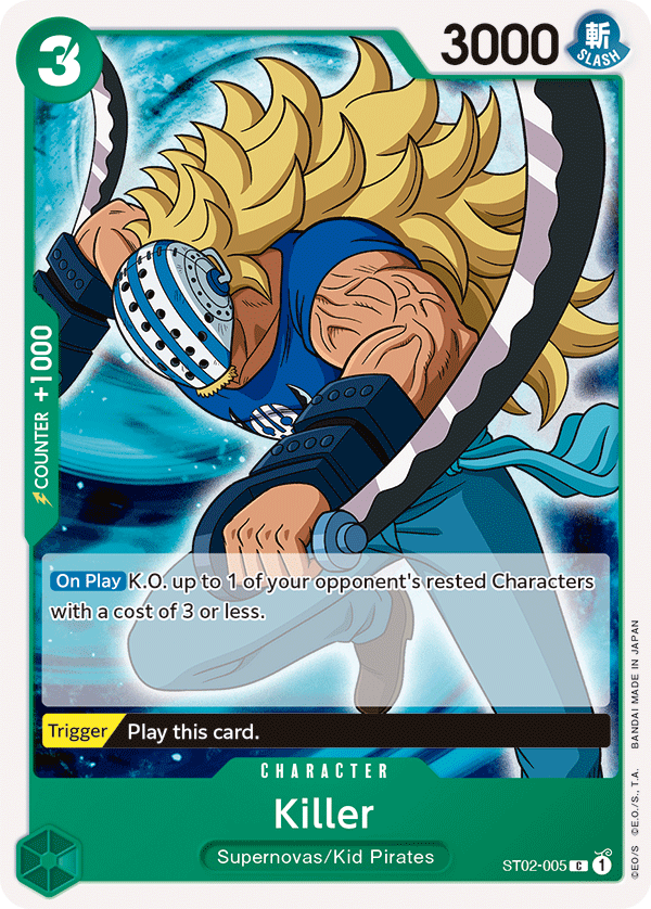 Killer - ST02-005 - Common-One Piece Singles