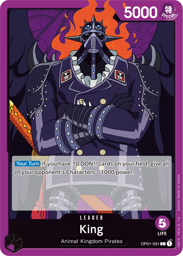 King - OP01-091 - Leader-One Piece Singles