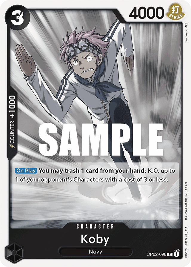 Koby - OP02-098 - Rare-One Piece Singles