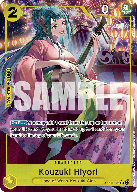 Kouzuki Hiyori - OP06-106 - Super Rare (Alt Art)